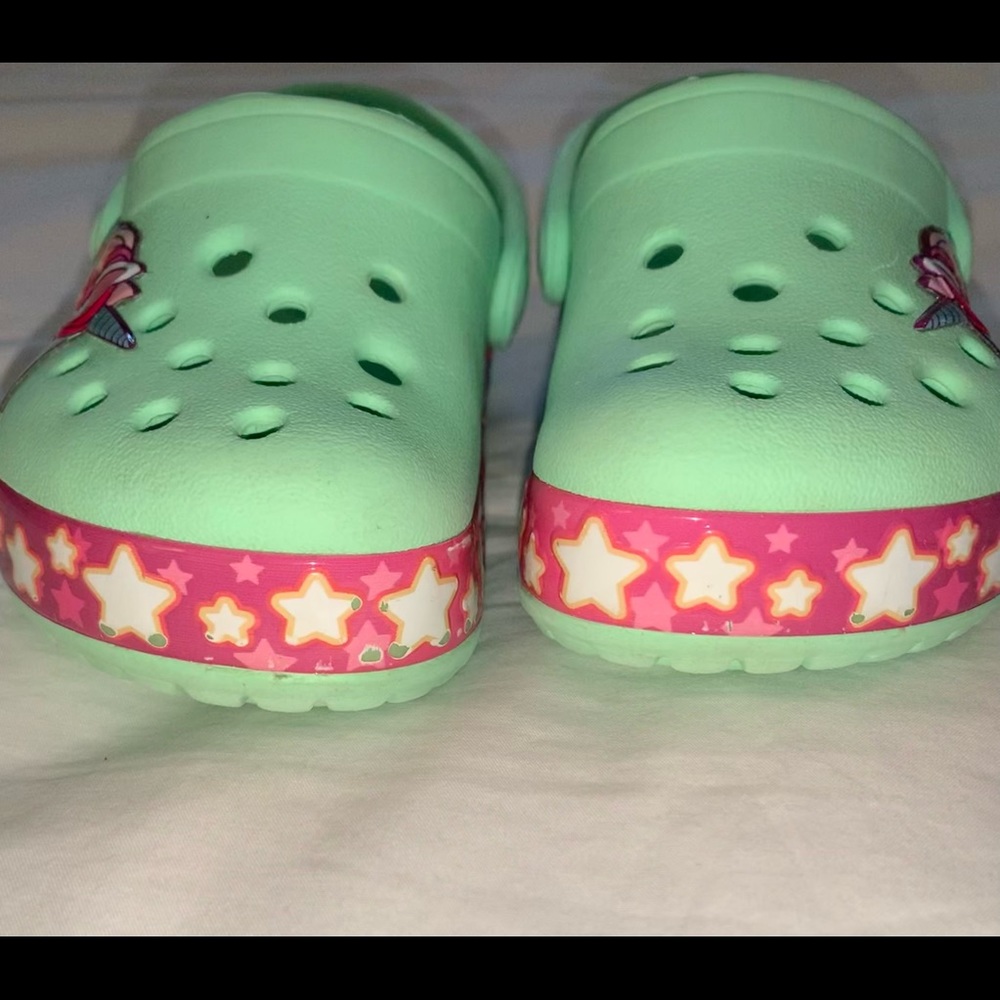 CROCS UNICORN Sandals shoes girls size 6 - Picture 10 of 10